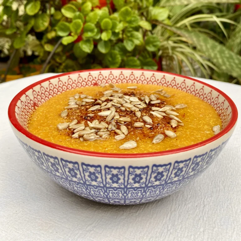 Crema de quinoa y calabaza