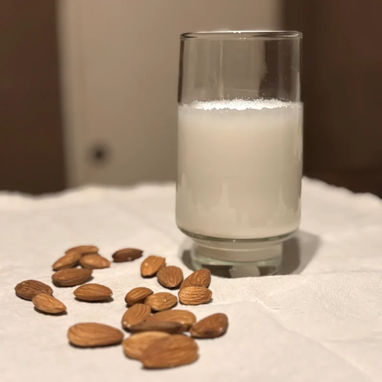 leche de almendras casera